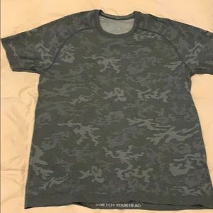 Lululemon Gray athletic shirt. Size XL